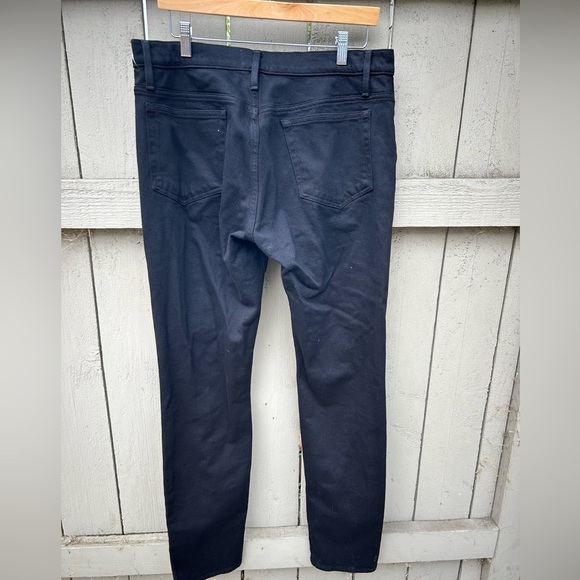 NWT Frame Denim L'Homme Skinny Jeans Black Size 34 - Picture 7 of 7